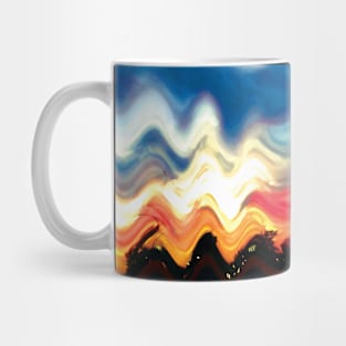 abstract skyline Mug